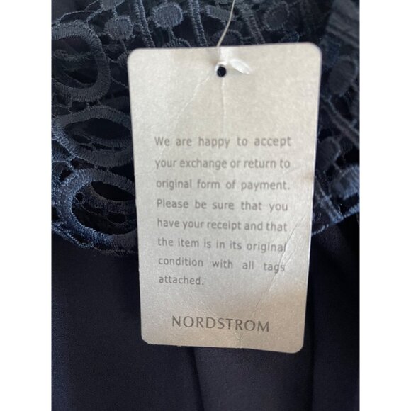 Love X Design Womens Navy Crochet Lace Jumpsuit M NWT - Picture 10 of 11